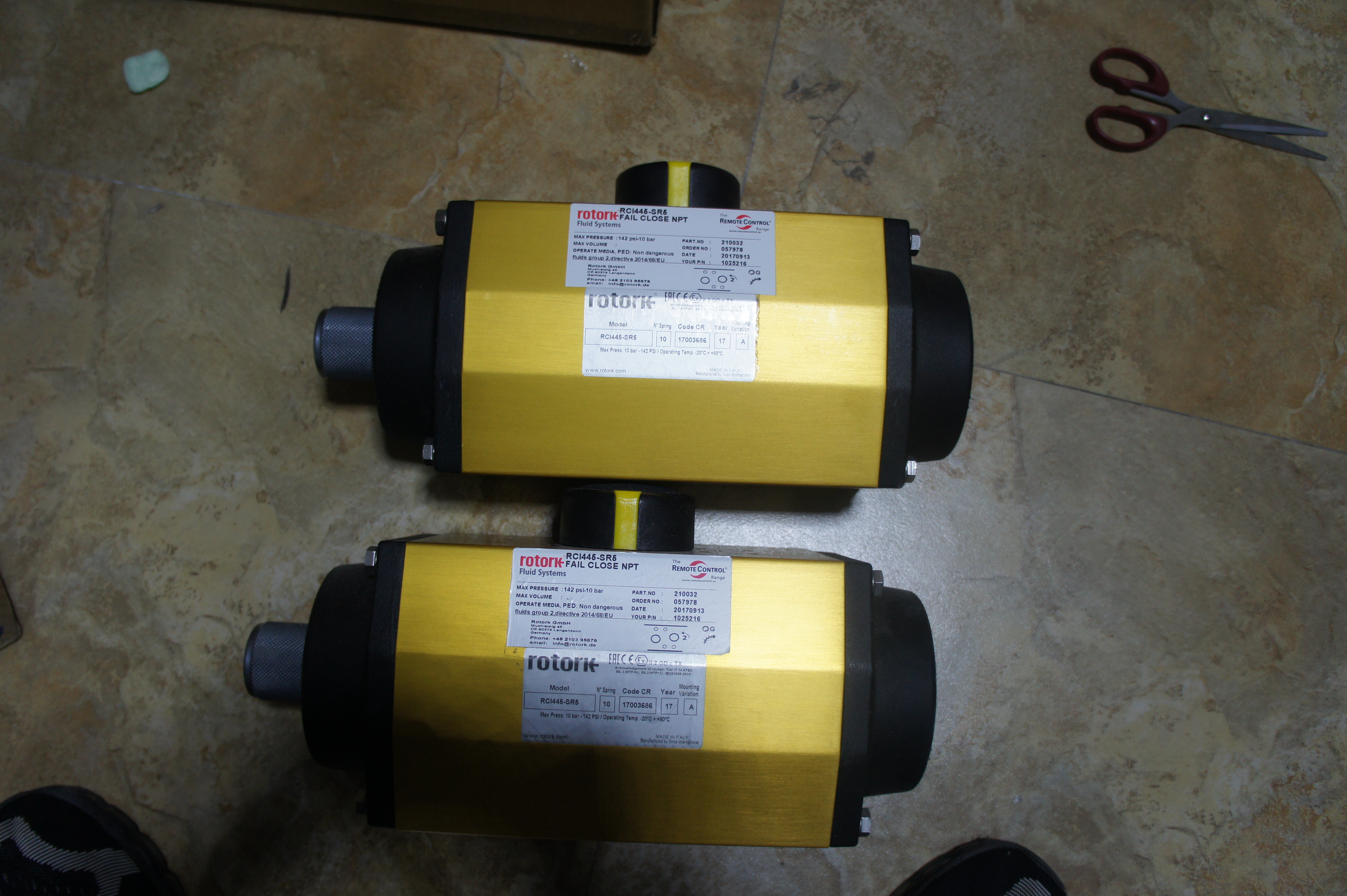 remote control氣動執行機構